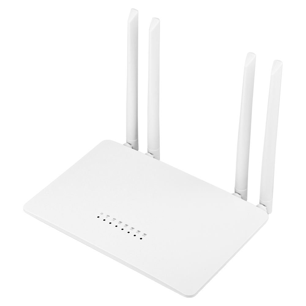 OEM ODM R1200 1200Mbps 1WAN 4LAN 100Mbps 2.4Ghz 5.8Ghz Dual Band Indoor Wireless Router 4x 5dBi Antennas Wifi Wireless Router